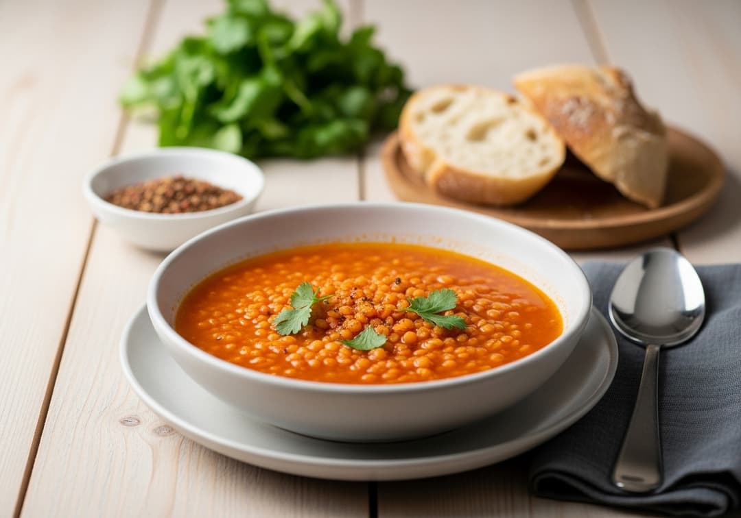 Red lentil soup